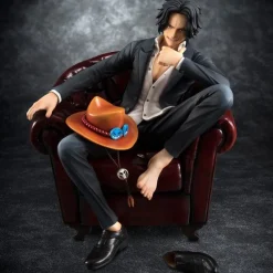 Best MegaHouse One Piece - Portgas D. Ace - Excellent Model - Portrait Of Pirates Limited Edition - Portrait of Pirates SOC - 1/8