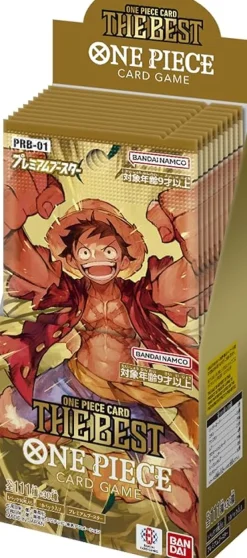 Bandai One Piece Trading Card Game - ONE PIECE CARD THE BEST【PRB-01】 - Booster Box (10 boosters) Japanese Ver New