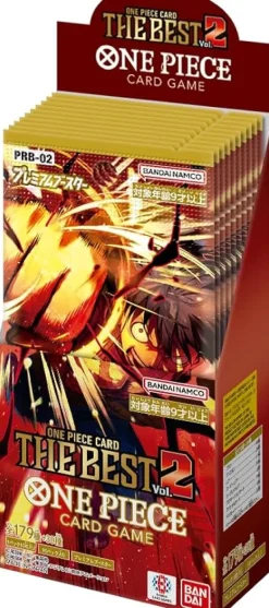 Bandai One Piece Trading Card Game - ONE PIECE CARD THE BEST【PRB-02】 - Booster Box (10 boosters) Japanese Ver Best