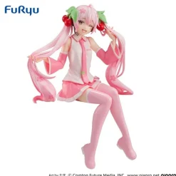 FuRyu Piapro Characters - Hatsune Miku - Noodle Stopper Figure - Sakura Miku Wink ver. New