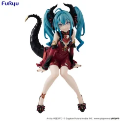 Clearance FuRyu Piapro Characters - Hatsune Miku - Noodle Stopper Figure - Villain Red Ver.