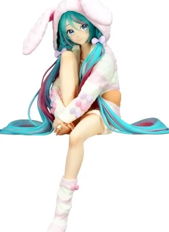 FuRyu Piapro Characters - Hatsune Miku - Noodle Stopper Figure - Usamimi Pajama Clearance