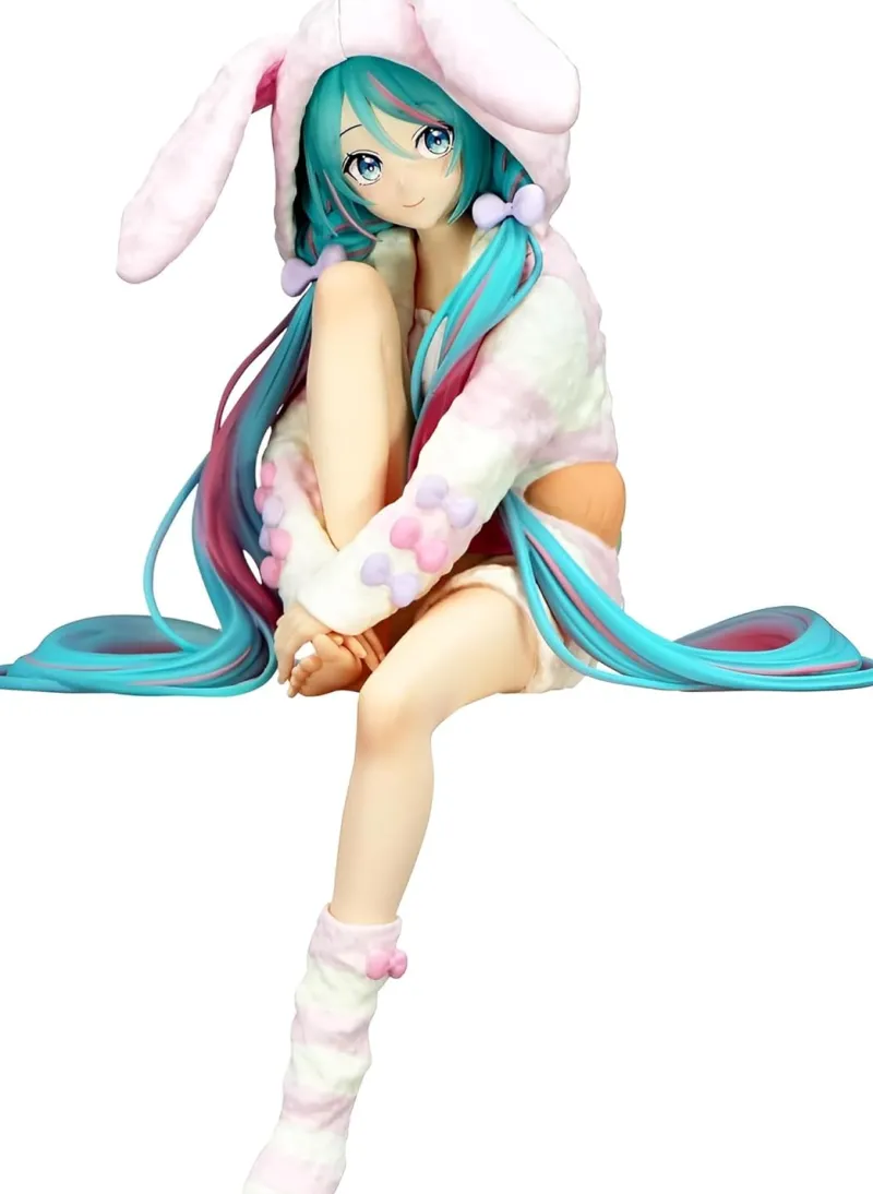 FuRyu Piapro Characters - Hatsune Miku - Noodle Stopper Figure - Usamimi Pajama Clearance