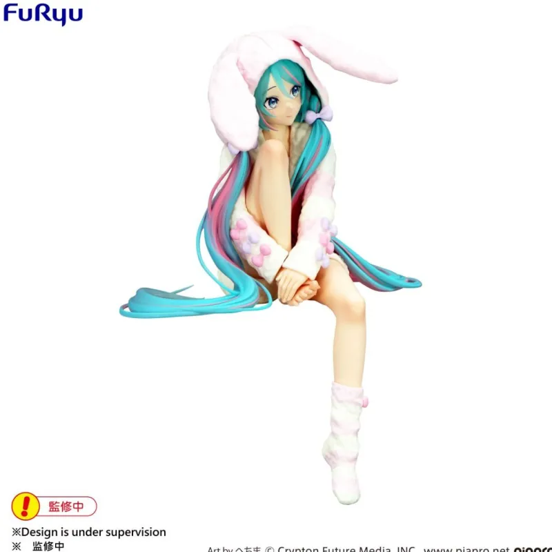 FuRyu Piapro Characters - Hatsune Miku - Noodle Stopper Figure - Usamimi Pajama Clearance