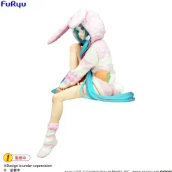 FuRyu Piapro Characters - Hatsune Miku - Noodle Stopper Figure - Usamimi Pajama Clearance