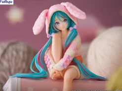FuRyu Piapro Characters - Hatsune Miku - Noodle Stopper Figure - Usamimi Pajama Clearance