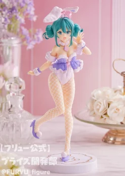 FuRyu Piapro Characters - Hatsune Miku - BiCute Bunnies - White Bunny Lavender Ver. New