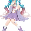 FuRyu Piapro Characters - Hatsune Miku - Noodle Stopper Figure - Sailor Suit in Love Purple ver. New