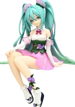 FuRyu Piapro Characters - Hatsune Miku - Flower Fairy - Noodle Stopper Figure - Asagao, Pink ver. New