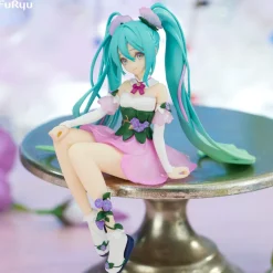 FuRyu Piapro Characters - Hatsune Miku - Flower Fairy - Noodle Stopper Figure - Asagao, Pink ver. New