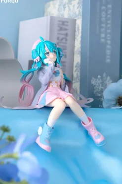 Hot FuRyu Piapro Characters - Hatsune Miku - Noodle Stopper Figure - Koisuru Sailor Fuku, Gray ver.
