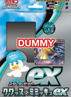 Pokemon Trading Card Game - Scarlet & Violet - Starter Set - Quaxly and Mimikyu - Japanese Ver.