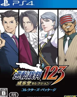 Online Capcom PS4 Ace Attorney 123 Wright Selection Collector's Package