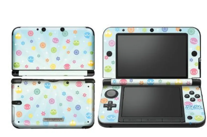 Dezaegg Puyo Puyo Design Skin for 3DS LL (Blue)