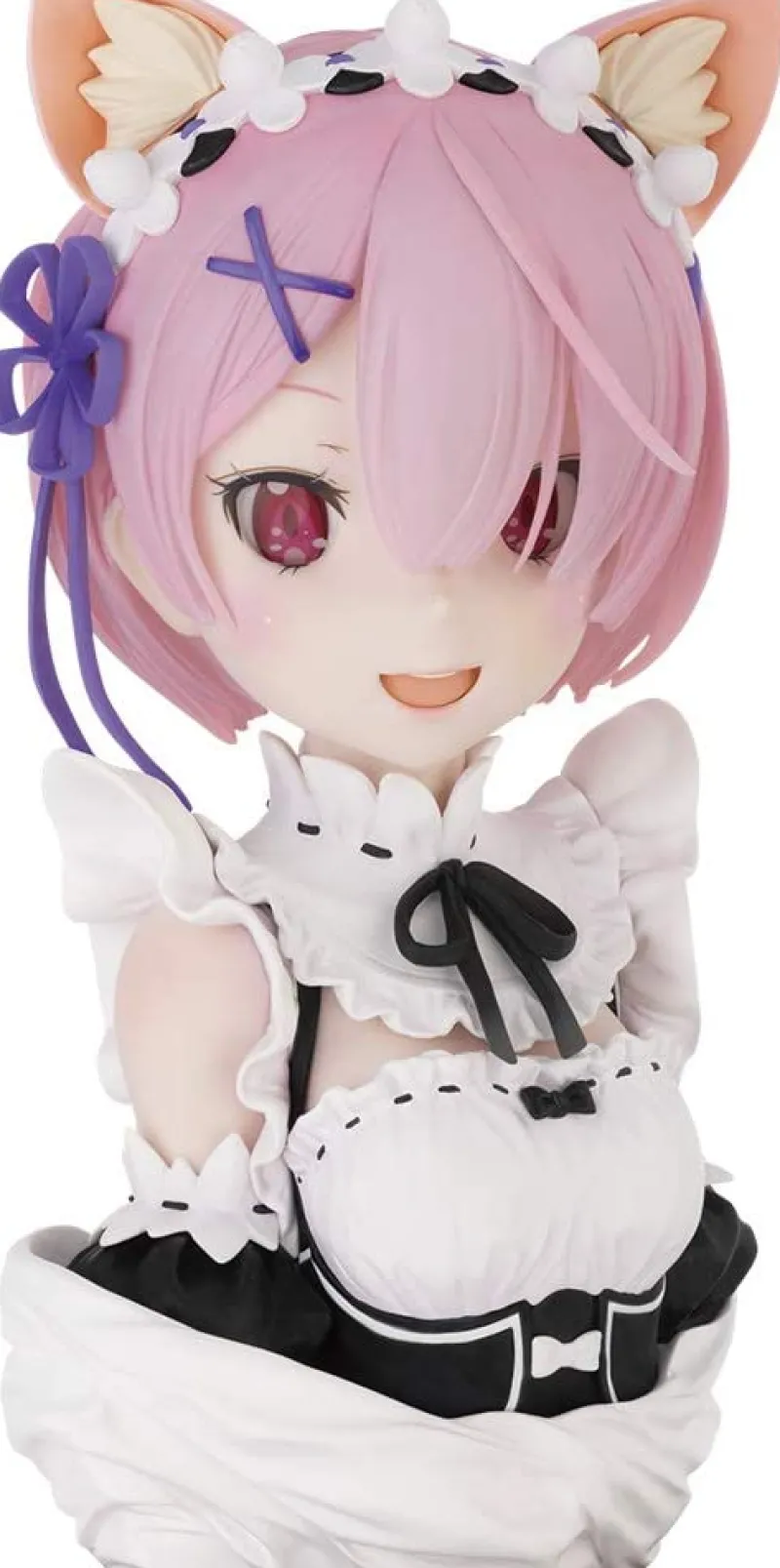 Discount Bandai Spirits Re:Zero kara Hajimeru Isekai Seikatsu - Ram - 1/3 - ArtScale Bust - Ichiban Kuji Yorokobi nasai, Ryoutenihanatte Yatsu yo - Last One ver.