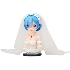Bandai Spirits Re:Zero kara Hajimeru Isekai Seikatsu - Rem - ArtScale - Bust - Ichiban Kuji Re:Zero kara Hajimeru Isekai Seikatsu ~Yumemiru, Mirai no Monogatari~ - Wedding Ver. - A Prize Clearance