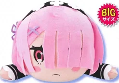 SEGA Re:Zero kara Hajimeru Isekai Seikatsu - Ram - Mega Jumbo Nesoberi Nuigurumi Best