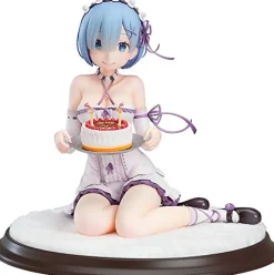 Online Kadokawa, Good Smile Company Re:Zero kara Hajimeru Isekai Seikatsu - Rem - 1/7 - Birthday Cake ver. - Re-release (Good Smile Company, Kadokawa)
