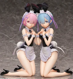 FREEing Re:Zero kara Hajimeru Isekai Seikatsu - Rem - B-style - 1/4 - Bare Leg Bunny Ver. Hot