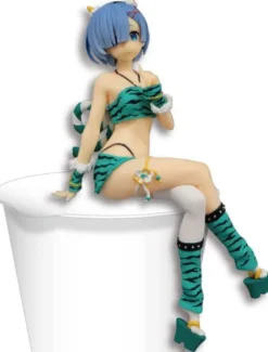 FuRyu Re:Zero kara Hajimeru Isekai Seikatsu - Rem - Noodle Stopper Figure - Oni Ishou, Another Color ver. Hot
