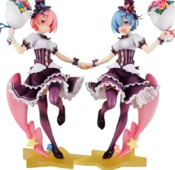 Kadokawa Re:Zero kara Hajimeru Isekai Seikatsu - Rem - Ram - KDcolle - 1/7 - Birthday Ver. Complete Set - 2 Figures Sale