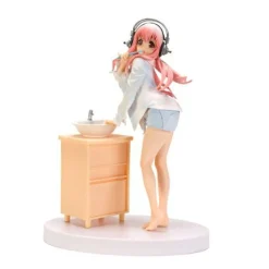 Online FuRyu SoniComi (Super Sonico) - Sonico - Seikatsu Micchaku Shuzai Special Figure - Teeth-Brushing ver.