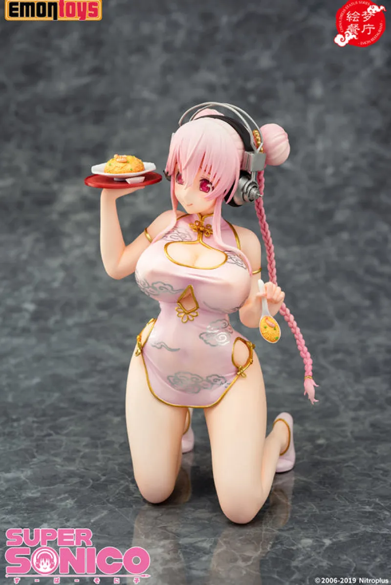 Sale Emontoys SoniComi (Super Sonico) - Sonico - China Dress Statue Series - 1/7 - China Dress Ver.