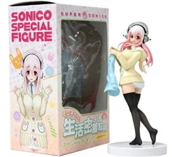 Online FuRyu SoniComi (Super Sonico) - Sonico - Seikatsu Micchaku Shuzai Special Figure - Clothes Changing Time Ver.