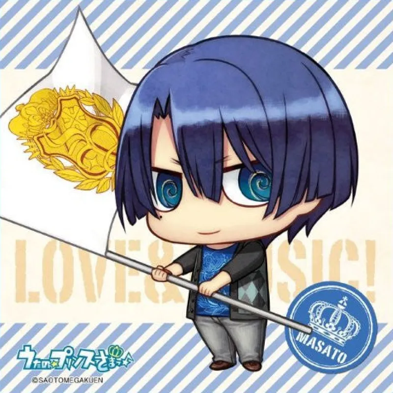 Broccoli Uta no☆Prince-sama♪ - Uta no☆Prince-sama♪ Debut - Hijirikawa Masato - Mini Towel - Towel - Chimipuri, Flag Ver. Discount
