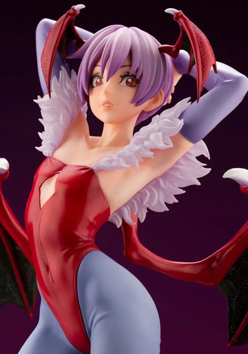Sale Kotobukiya Vampire - Lilith Aensland - Bishoujo Statue - 1/7