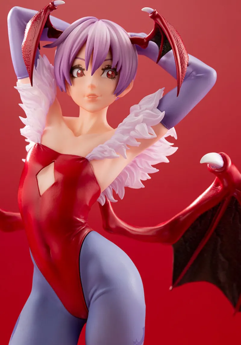 Sale Kotobukiya Vampire - Lilith Aensland - Bishoujo Statue - 1/7