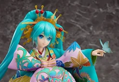 Good Smile Company As Manufacturer Vocaloid - Hatsune Miku - 1/7 - Chokabuki Kuruwa Kotoba Awase Kagami Ver. (Good Smile Company) Clearance