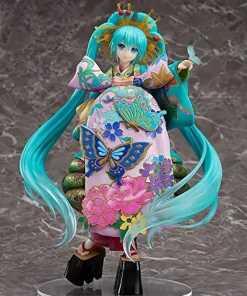 Good Smile Company As Manufacturer Vocaloid - Hatsune Miku - 1/7 - Chokabuki Kuruwa Kotoba Awase Kagami Ver. (Good Smile Company) Clearance