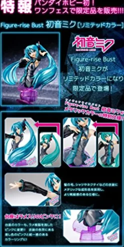 Clearance Bandai As Manufacturer Vocaloid - Hatsune Miku - Bust - Figure-rise Bust - Limited Color (Bandai)