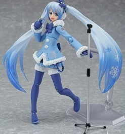 Clearance Max Factory As Manufacturer Vocaloid - Hatsune Miku - Figma #EX-039 - Snow 2012, Fluffy Coat ver. (Max Factory)