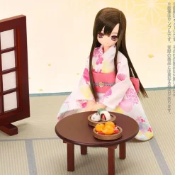 Azone -Woodcraft Series- 1/6 Short-legged Table Dark Brown