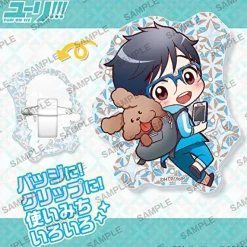 KADOKAWA Yuri!!! on Ice - Clear Clip Badge - Set Clearance